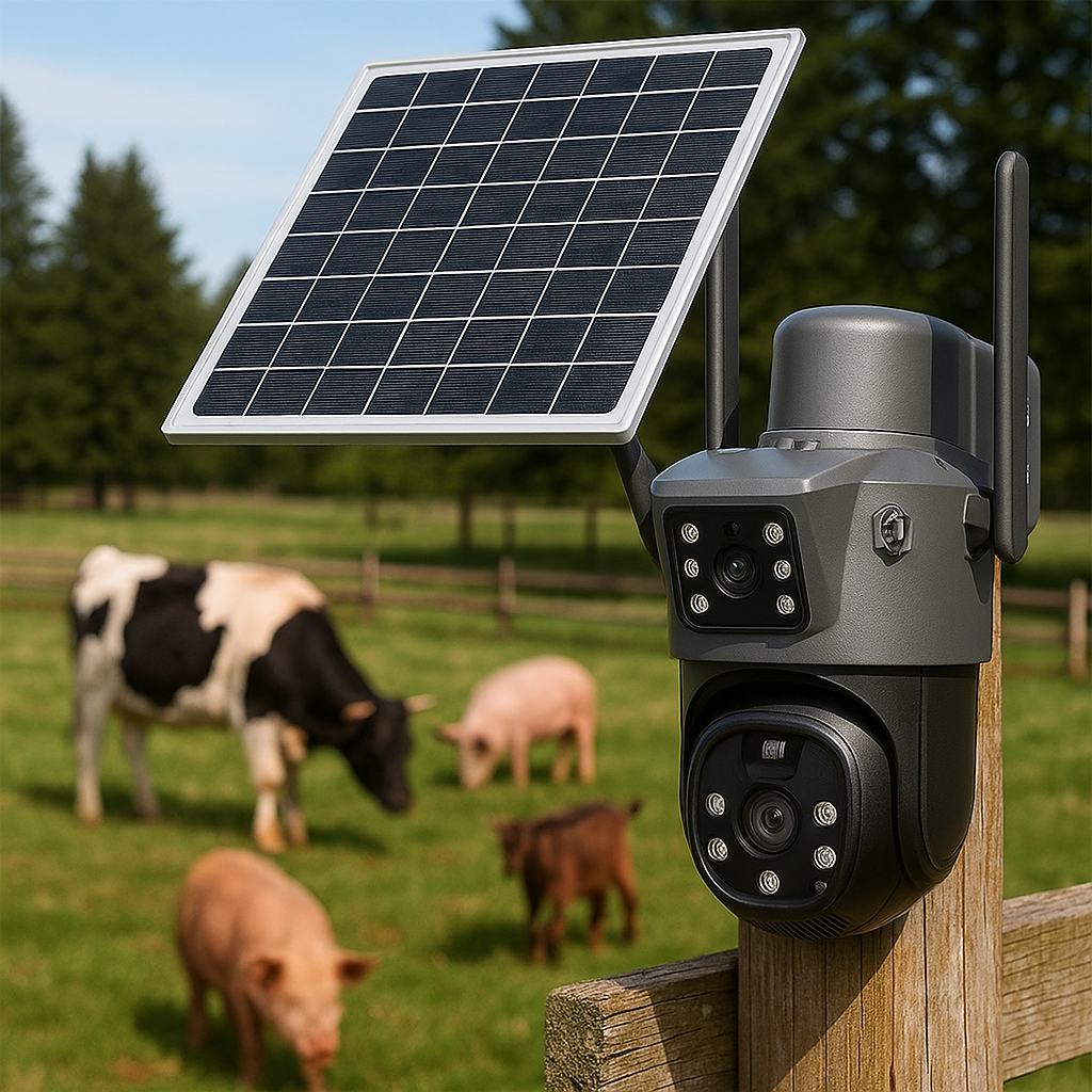 HaloField 4K Dual Lens Solar Camera 2.0