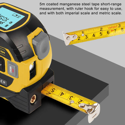 3-in-1 High-Precision Laser Rangefinder & Tape Measure